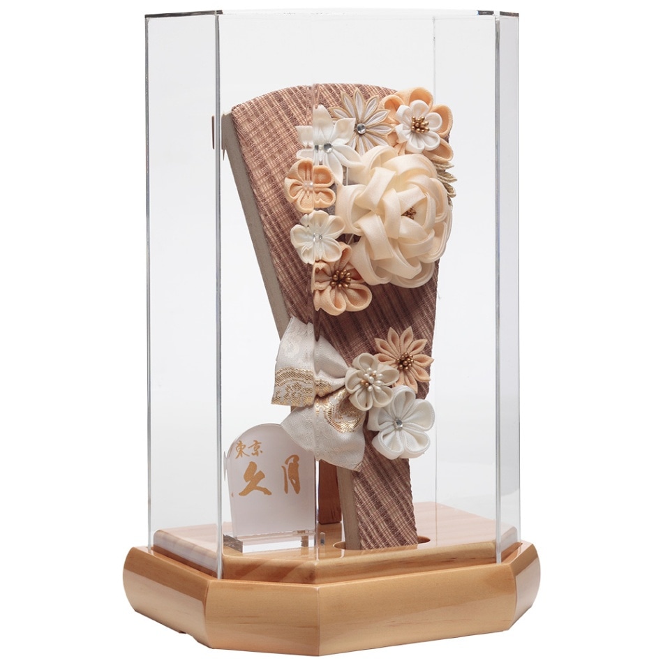 18号　金彩　汐　夢寿美　羽子板飾り　ケース入り 18号金彩汐夢寿美羽子板飾りケース入り