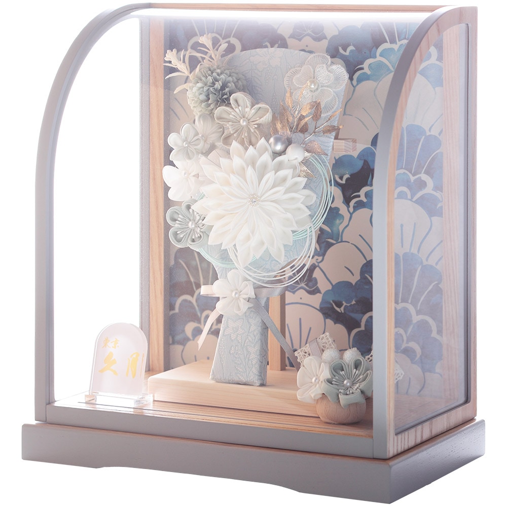 【一点限り】正月飾り　羽子板　ケース飾り　H52 羽子板ケース飾り 9号 アクリルケース 5EH-57 | 羽子板 | 【公式