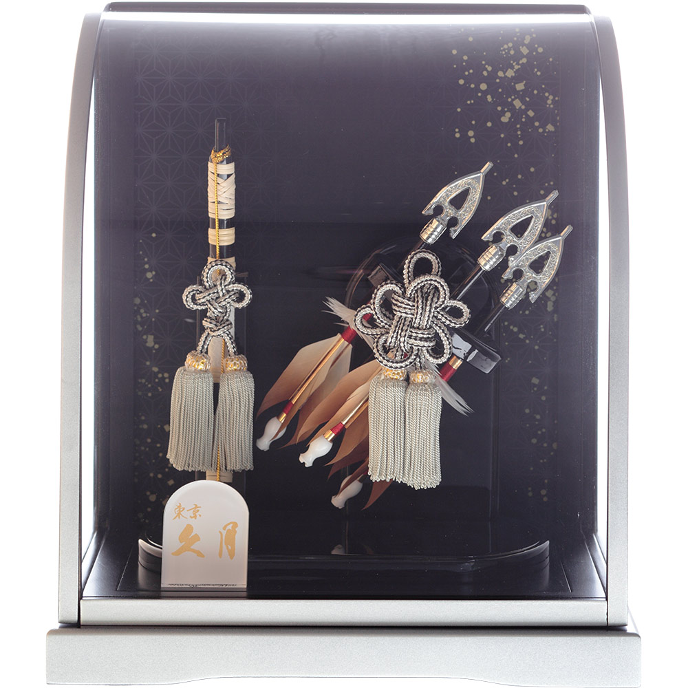 破魔弓ケース飾り　10号　アクリルケース　6EY-04