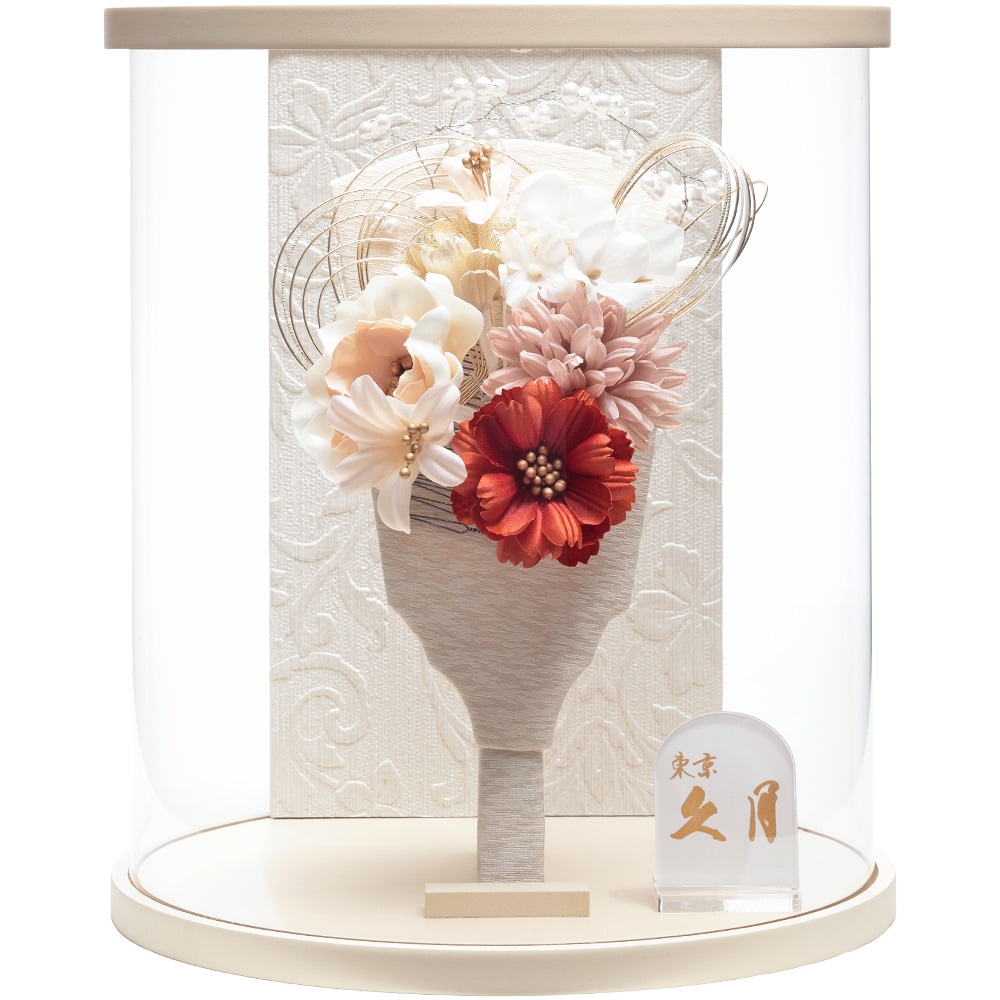 洋花羽子板ケース飾り　7号　アクリルケース　6EH-09