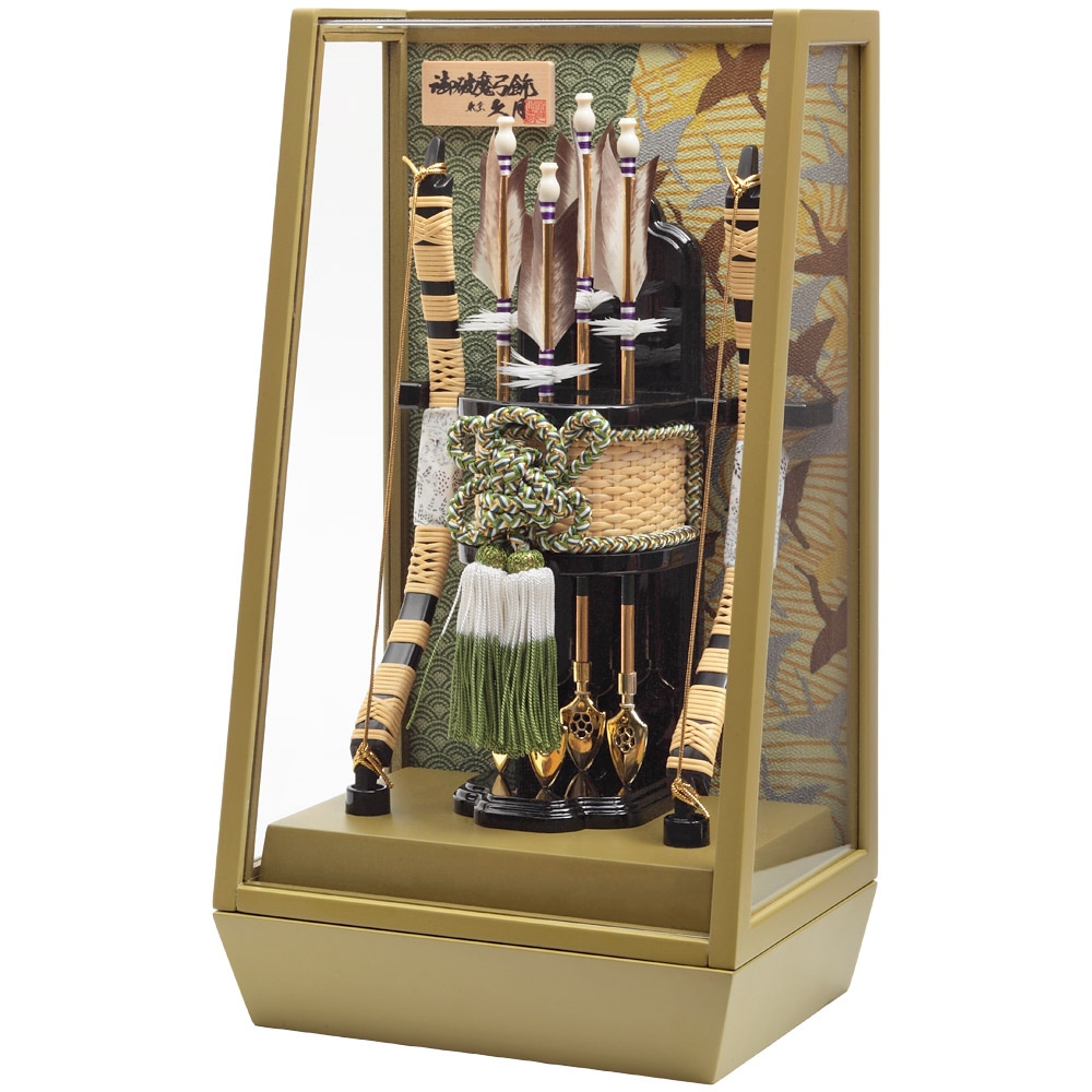 破魔弓ケース飾り　10号　アクリルケース　6EY-05