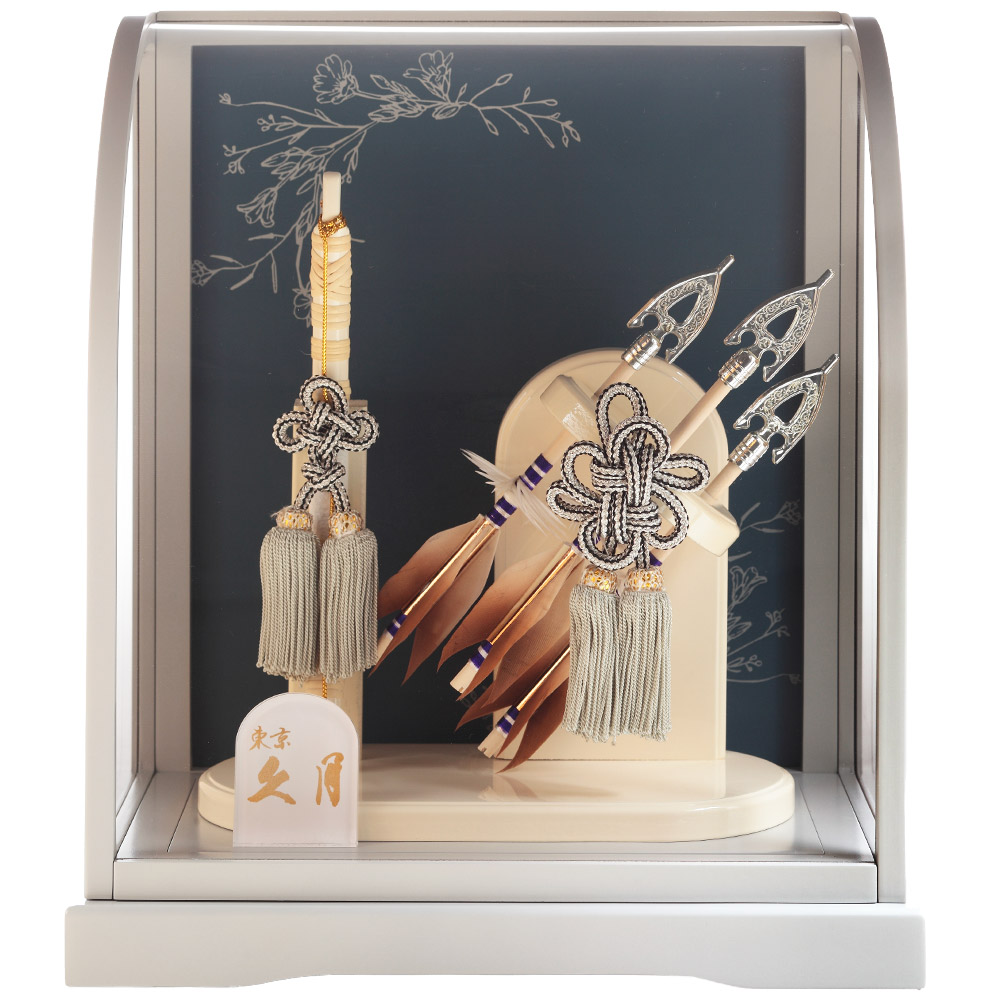 破魔弓ケース飾り　10号　アクリルケース　6EY-03