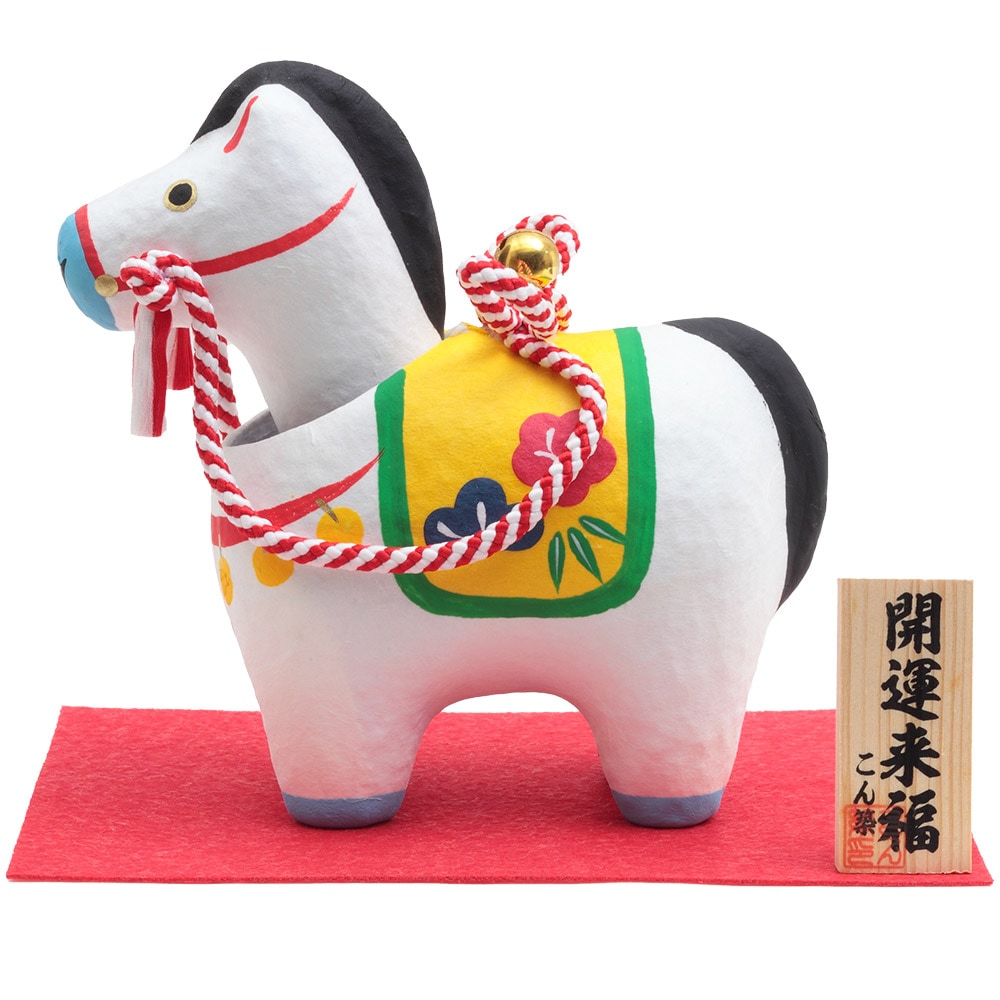 干支小物　R-85　首振り　幸福　午　3号