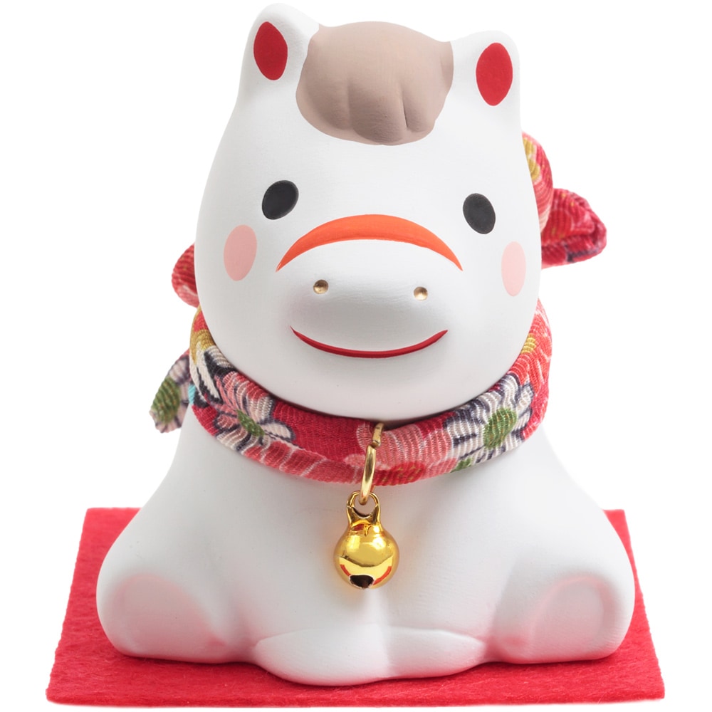 干支小物　R-170　錦彩招福午　(福結び)