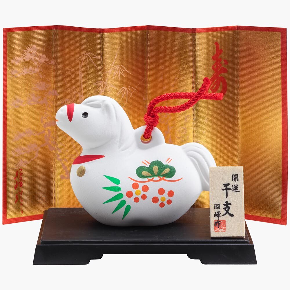 干支小物 R-159 開運金彩跳ね午 (小)