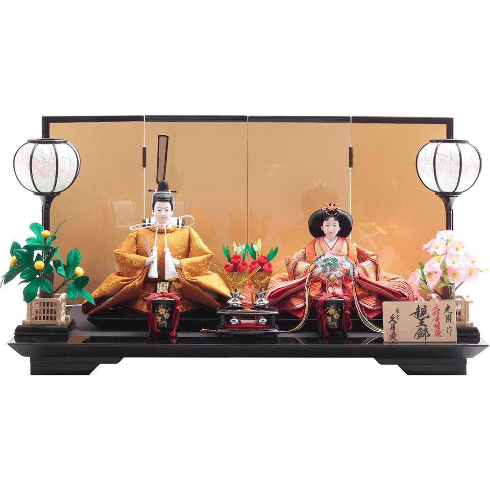 ★雛人形★親王飾り★展示品3-③ 新品展示品☆ひな人形☆三五の親王の収納飾り☆