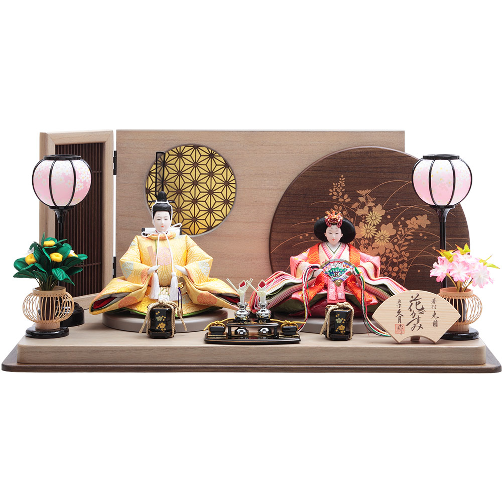 親王飾り 花がすみシリーズ 6HR-K57 | ひな人形 | 【公式】 人形の久月