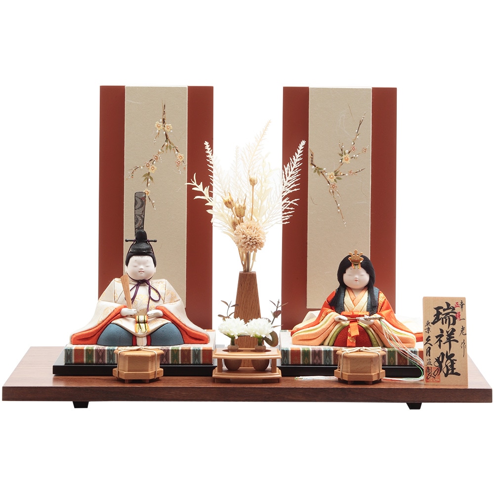 一秀作 木目込 親王飾り 5HR-M56-Z | 木目込飾り | 【公式】 人形の久