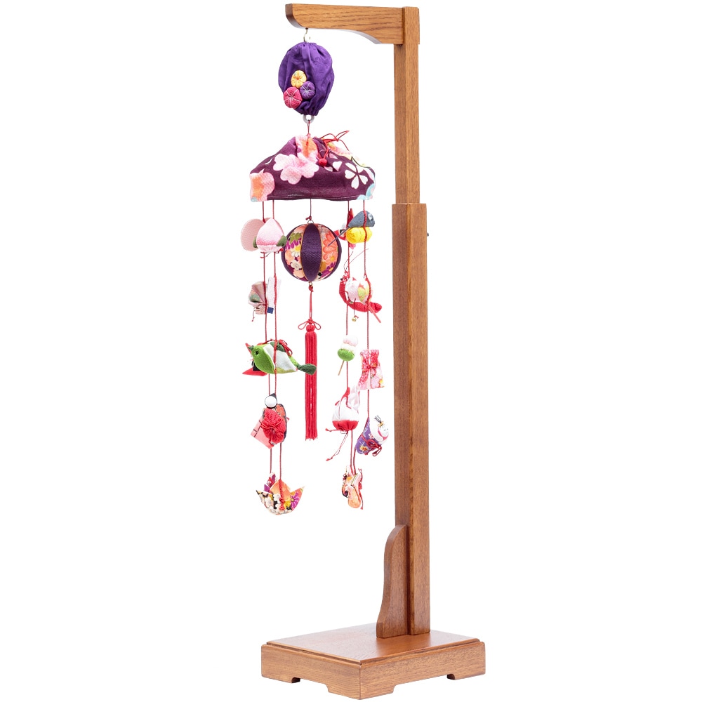 つるし雛　オルゴール　伸縮スタンド付　6H-R15