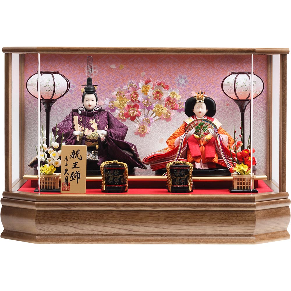 親王ケース飾り 正面アクリルケース 6H-KK44 | ひな人形 | 【公式
