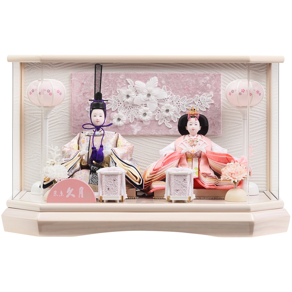 親王ケース飾り ガラスケース 4H-KK7-Z | ケース飾り | 【公式】 人形