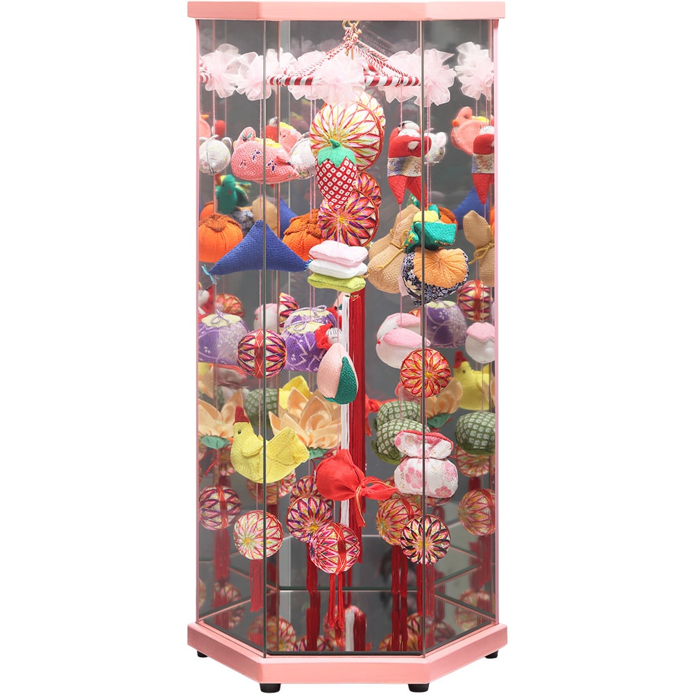 つるし雛 ガラスケース 6H-R10 | ひな人形 | 【公式】 人形の久月