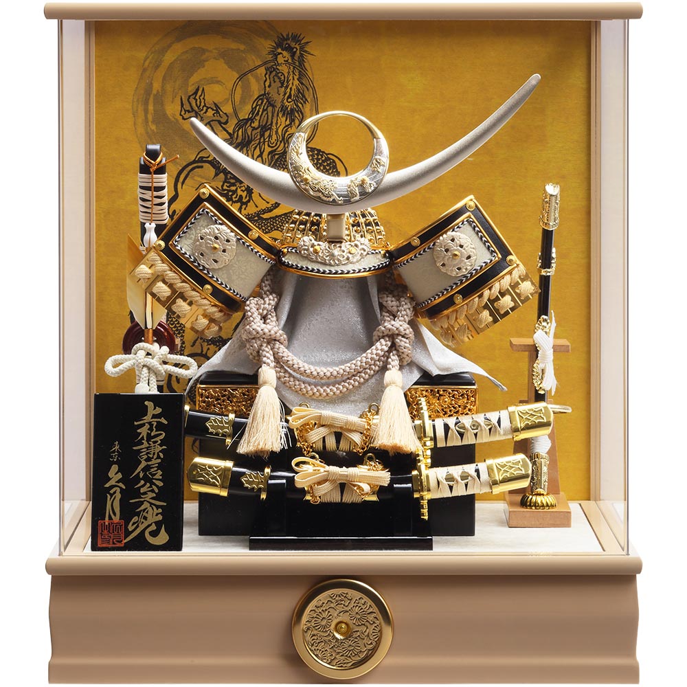 上杉謙信公　兜ケース飾り　アクリルケース　6G-C22