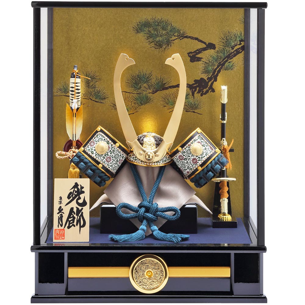 兜ケース飾り　ガラスケース　6G-C24-Z