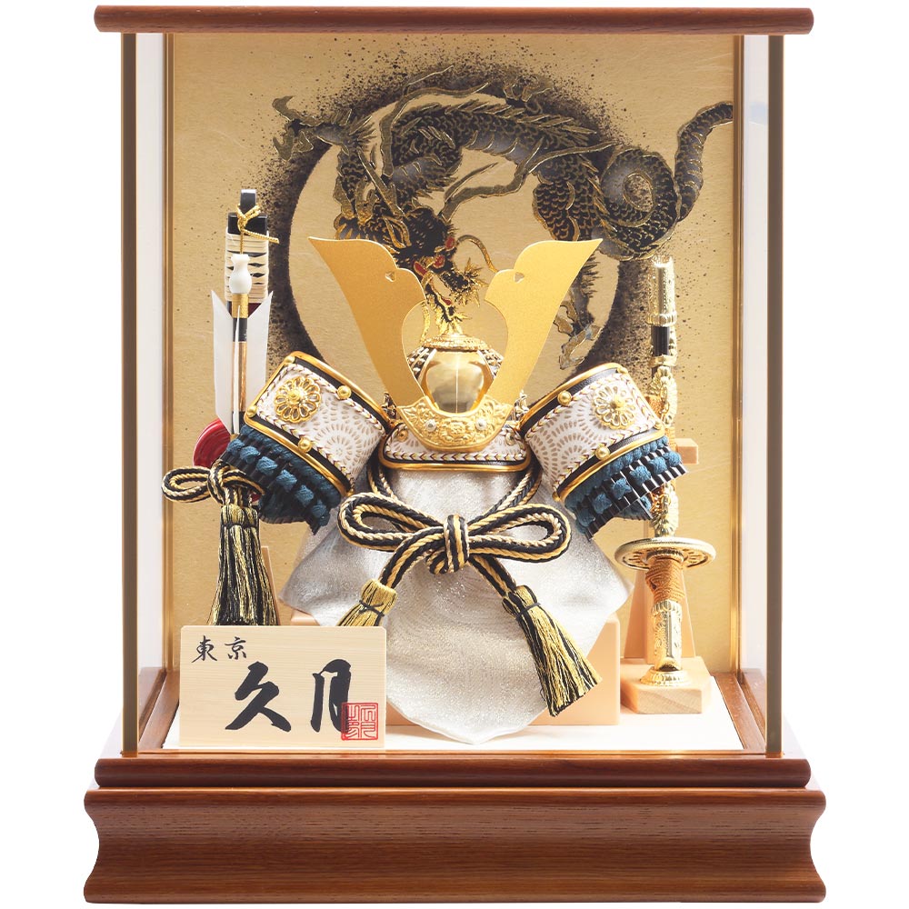 兜ケース飾り　ガラスケース　6G-C18-Z