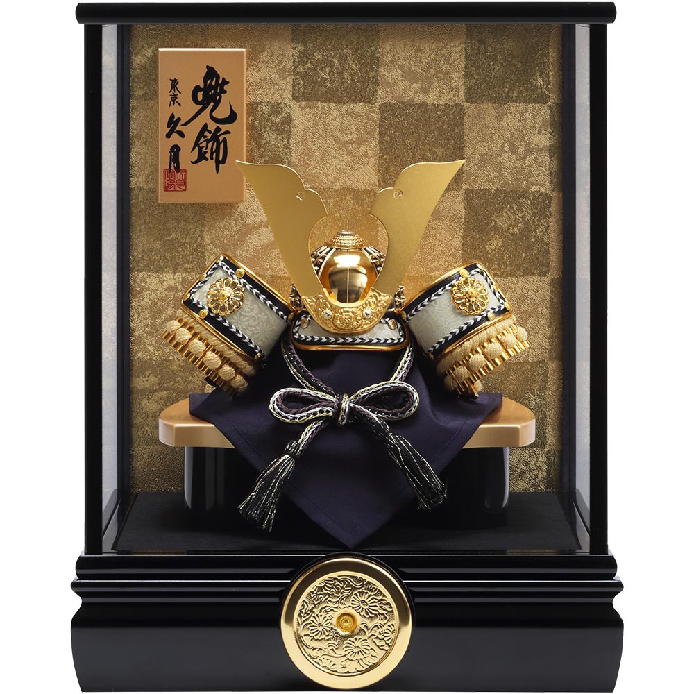 兜ケース飾り　ガラスケース　6G-C12