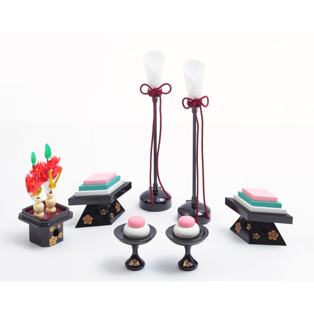 収納三段 親王官女飾り 6HR-N4 | 段飾り | 【公式】 人形の久月