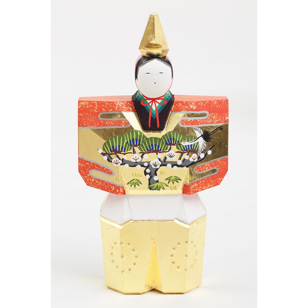 神泉作 奈良一刀彫 5号立雛 6H-I6 | 一刀彫（雛） | 【公式】 人形の久