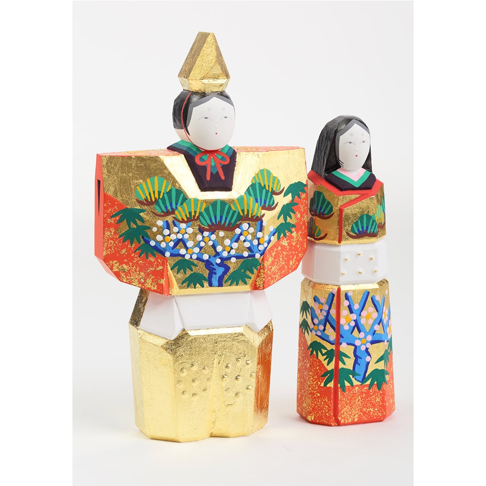 神泉作 奈良一刀彫 4号立雛 3H-I4-Z-US | 一刀彫（雛） | 【公式