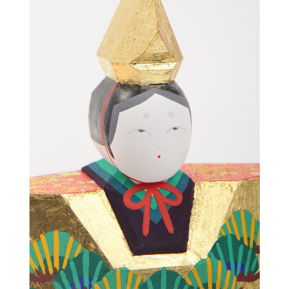 神泉作 奈良一刀彫 4号立雛 3H-I4-Z-US | 一刀彫（雛） | 【公式