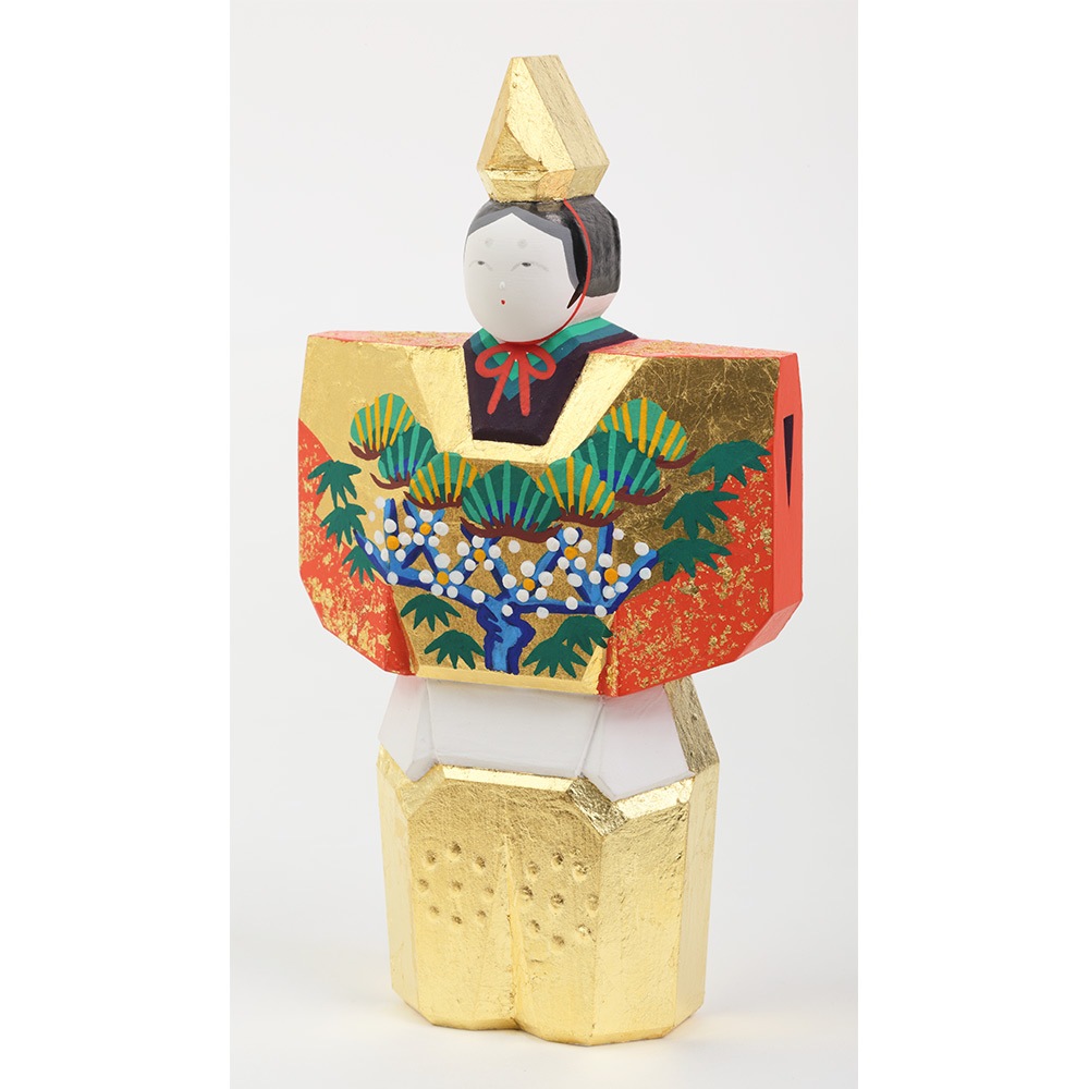 神泉作 奈良一刀彫 4号立雛 3H-I4-Z-US | 一刀彫（雛） | 【公式