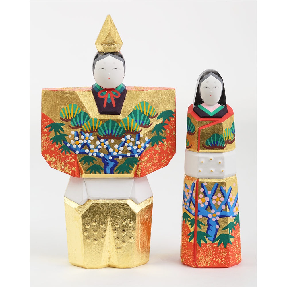 神泉作 奈良一刀彫 4号立雛 3H-I4-Z-US | 一刀彫（雛） | 【公式