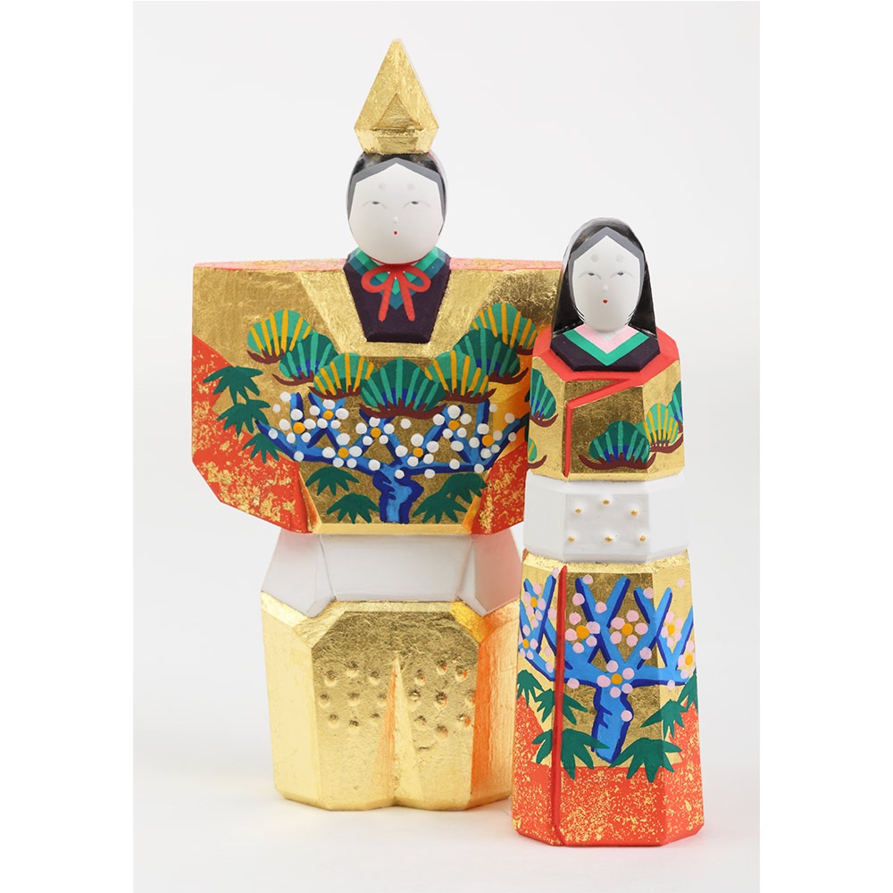 神泉作 奈良一刀彫 4号立雛 3H-I4-Z-US | 一刀彫（雛） | 【公式