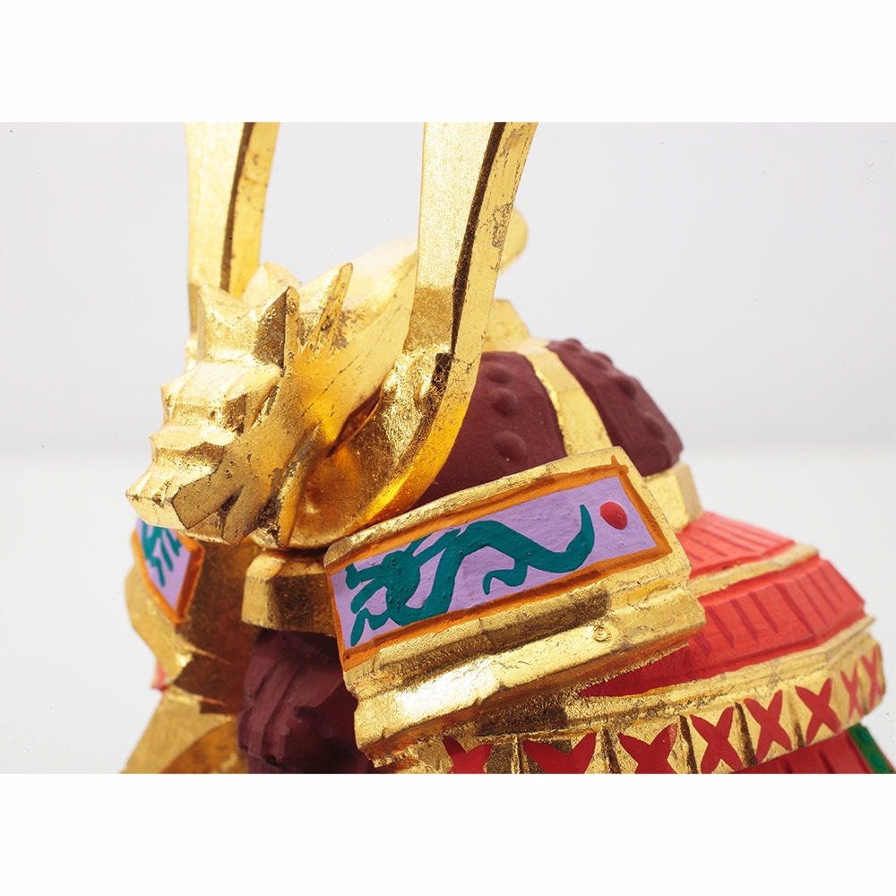 神泉作 奈良一刀彫 具足5号 5G-H21 | つるし・名前旗・小物など