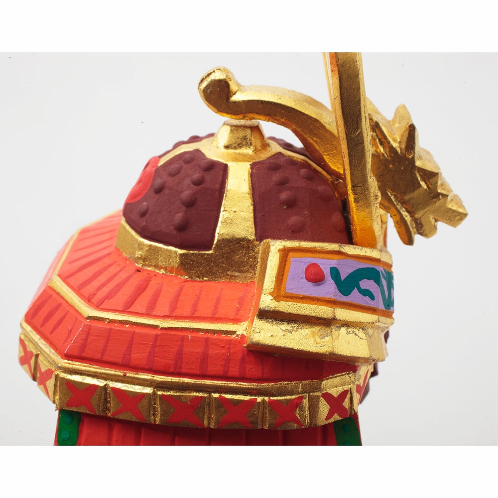 神泉作 奈良一刀彫 具足5号 5G-H21 | つるし・名前旗・小物など