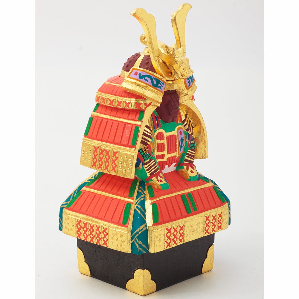 神泉作 奈良一刀彫 具足5号 5G-H21 | つるし・名前旗・小物など