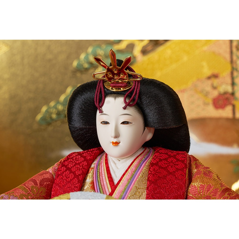 収納三段 平安三賢女付 雛の詩 引き出し式 6HR-N52-Z | 段飾り