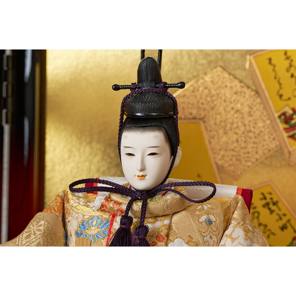 収納三段 平安三賢女付 雛の詩 引き出し式 6HR-N52-Z | 段飾り