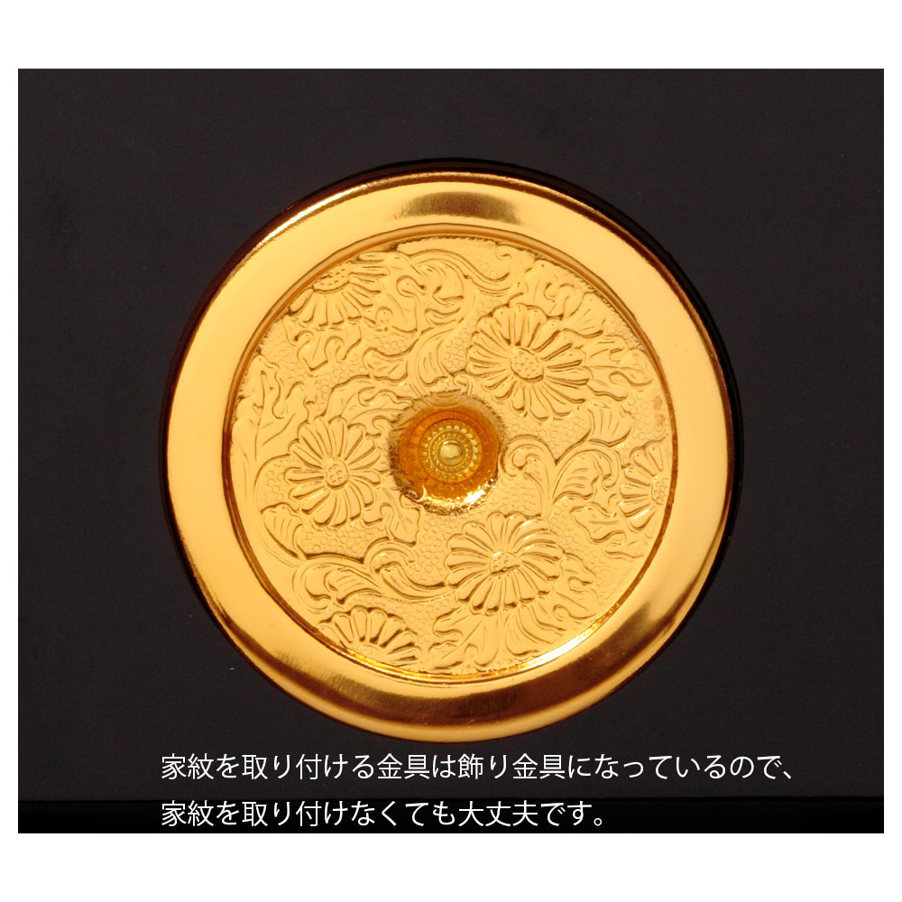 兜ケース飾り ガラスケース オルゴール付 72GR-C10 | 取付ケース飾り