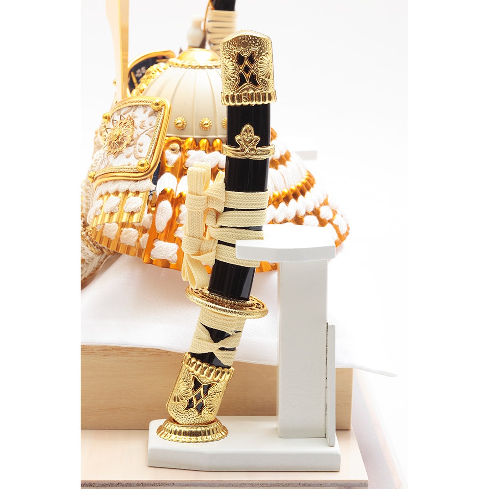 久月 兜飾り オルゴール付き 兜ケース飾り アクリルケース オルゴール付 5G-C14-Z | 取付ケース飾り