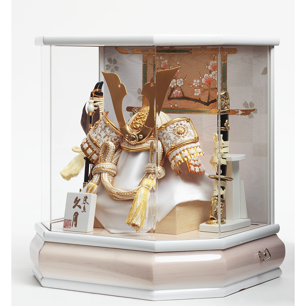 兜ケース飾り アクリルケース オルゴール付 5G-C14-Z | 取付ケース飾り