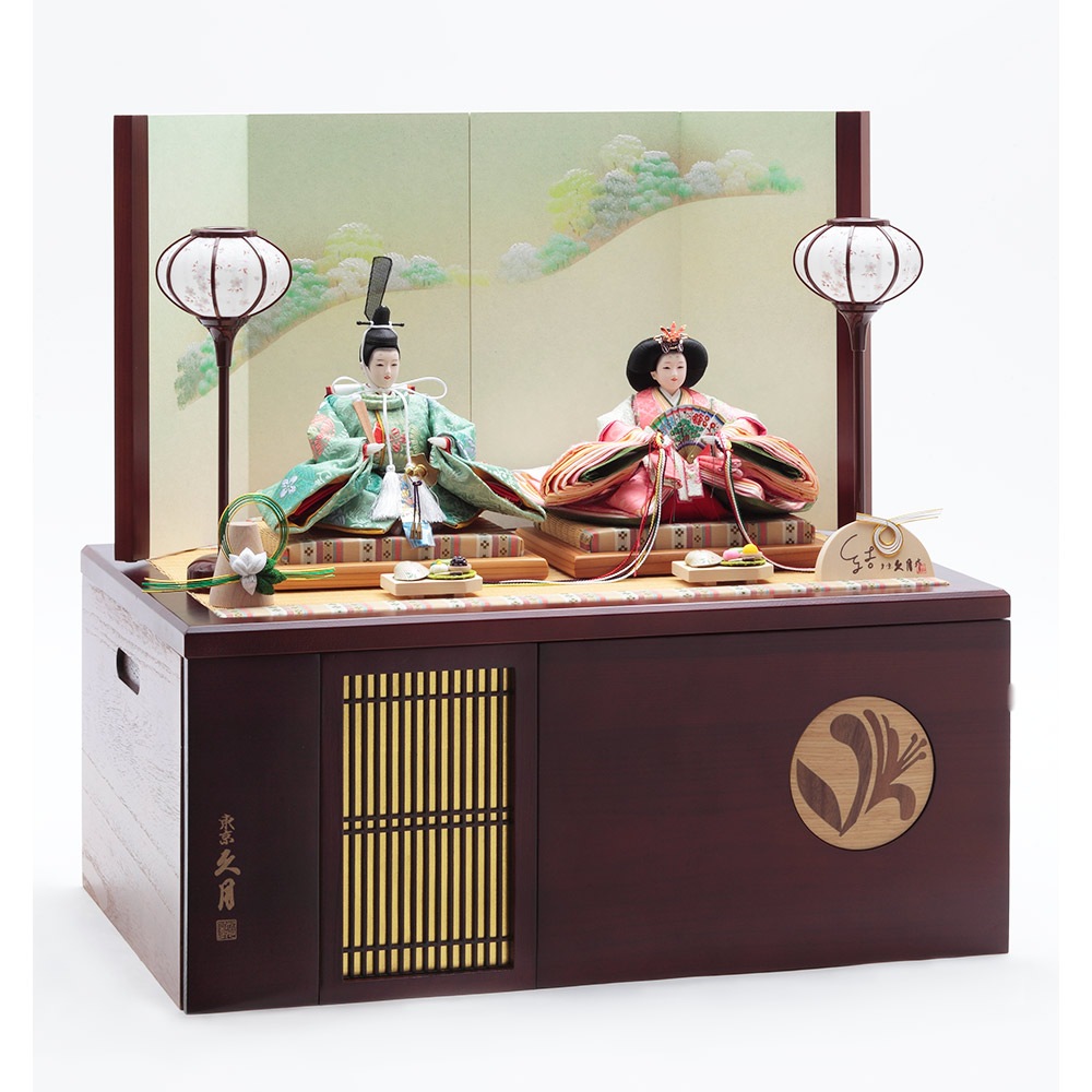 親王収納飾り 結シリーズ 夏 6HR-S53 | 収納飾り | 【公式】 人形の久