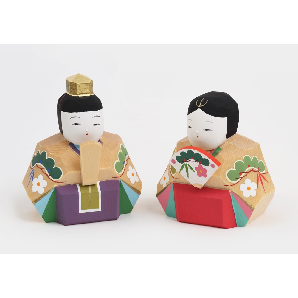 南雲作 伊予一刀彫 桃花 6H-I2 | ひな人形 | 【公式】 人形の久月