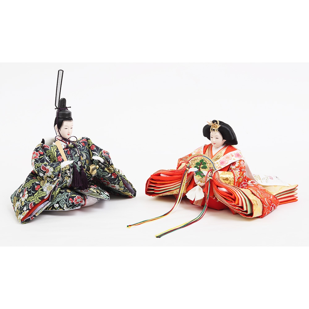 毛氈三段 親王官女飾り 6HR-G1 | ひな人形 | 【公式】 人形の久月