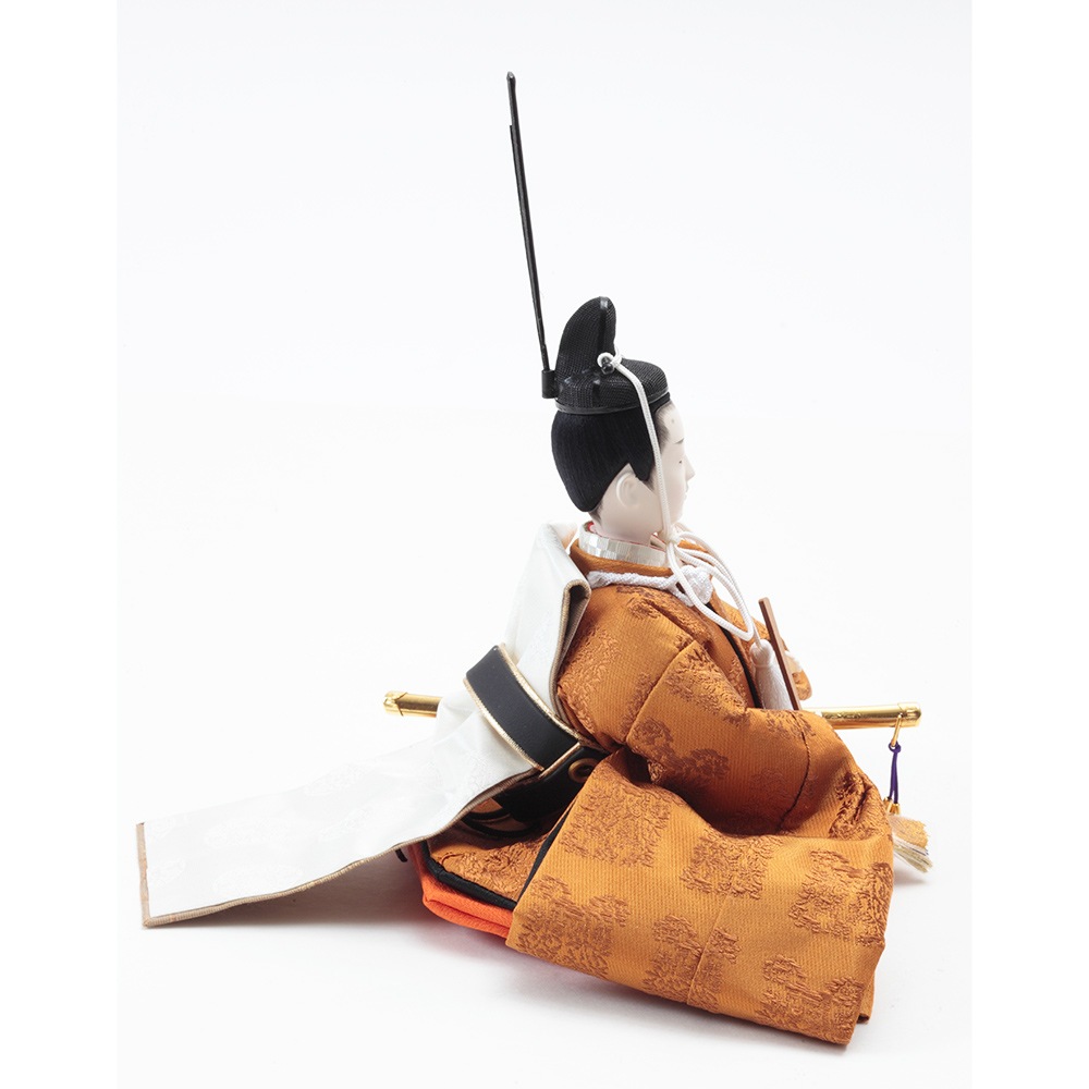 収納三段親王官女飾り　引き出し式　73HR-N12 収納三段 親王官女飾り 銘木シリーズ 檜 引き出し式 4HR-N51-Z