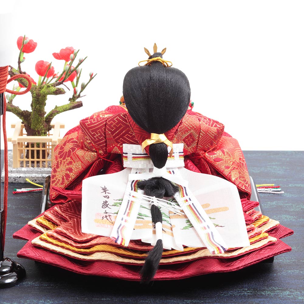 千尋 ひな人形 台座付 柴田家千代作 親王ケース飾り 6H-KK25 | ひな人形 | 【公式】 人形の久
