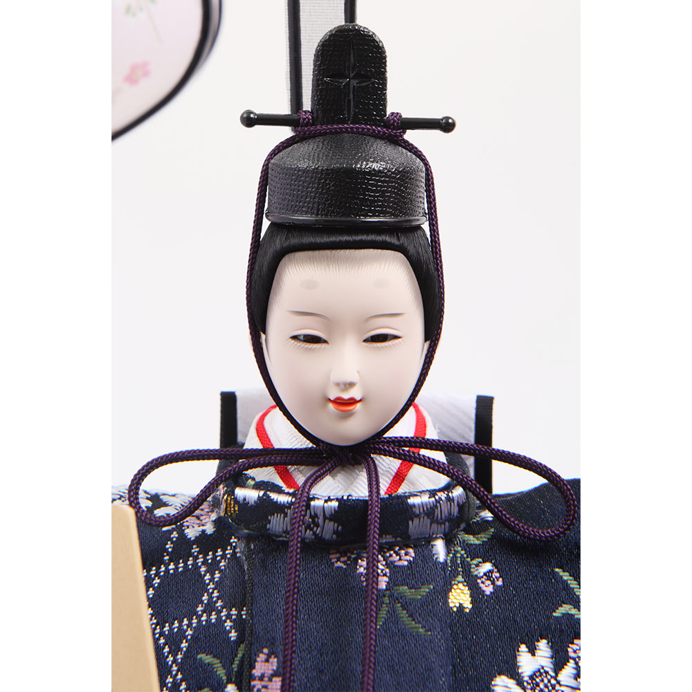 親王ケース飾り ガラスケース オルゴール付 6H-KK6 | ひな人形