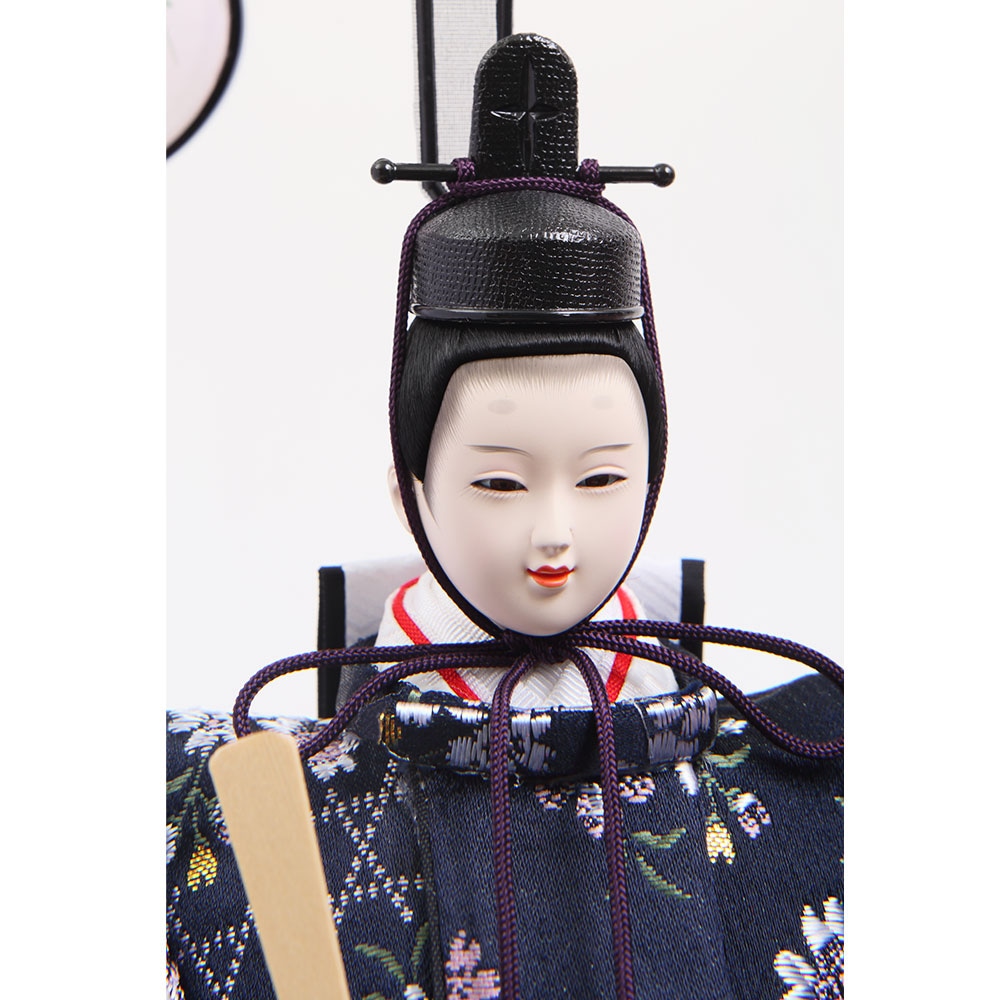 親王ケース飾り ガラスケース オルゴール付 6H-KK6 | ひな人形