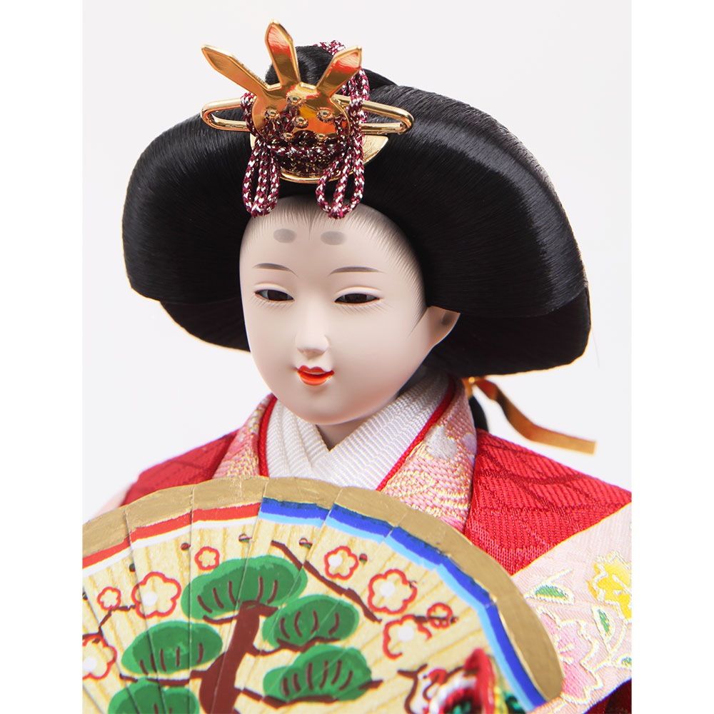 親王ケース飾り ガラスケース オルゴール付 6H-KK6 | ひな人形