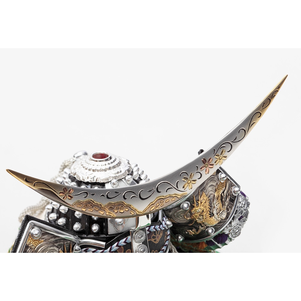 上原玉鳳作 伊達政宗公 兜飾り 5GR-K14-Z | 兜飾り | 【公式】 人形の