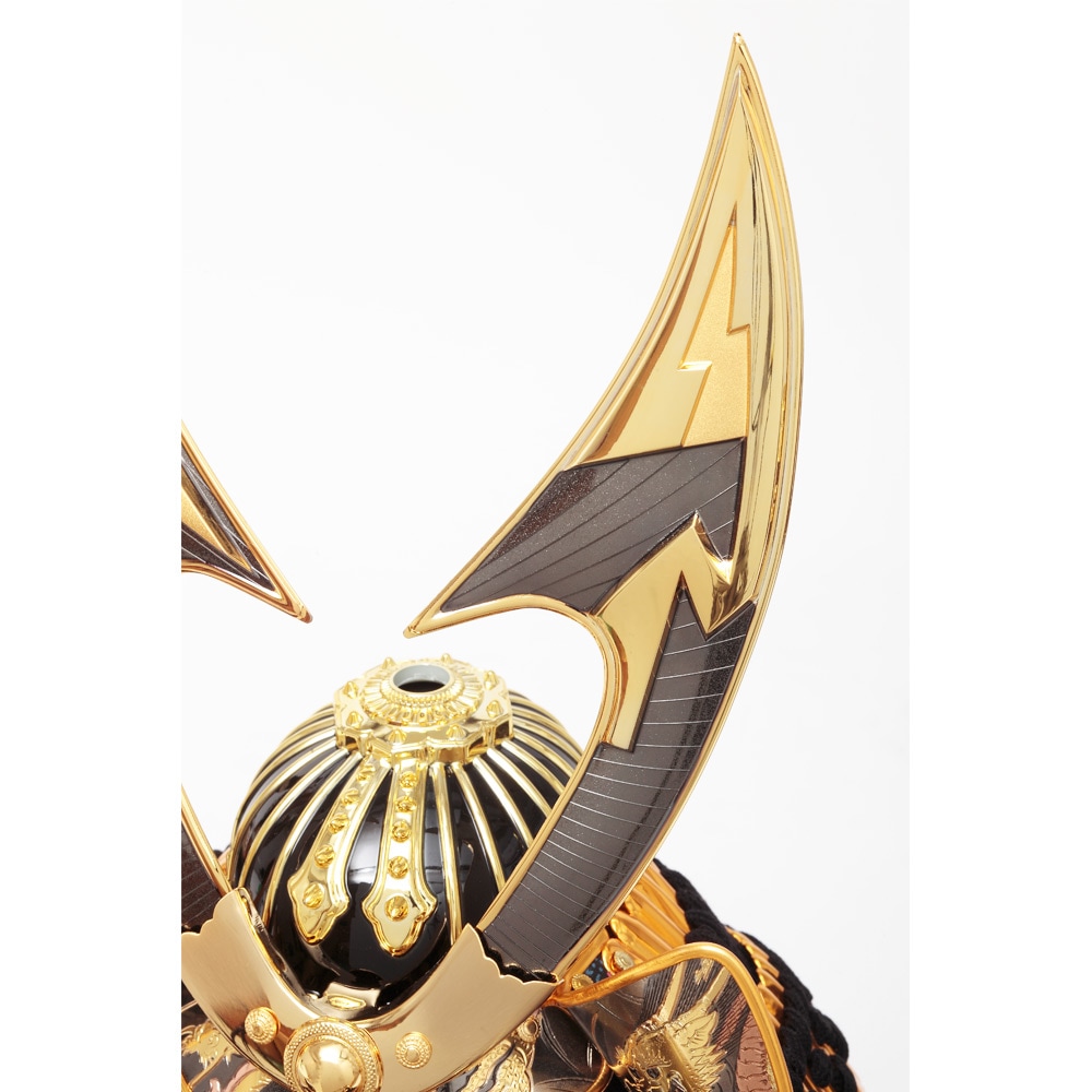 久月 兜飾り オルゴール付き 五月人形】久月 12号兜 ガラスケース飾り オルゴール付 - 雛人形・五月