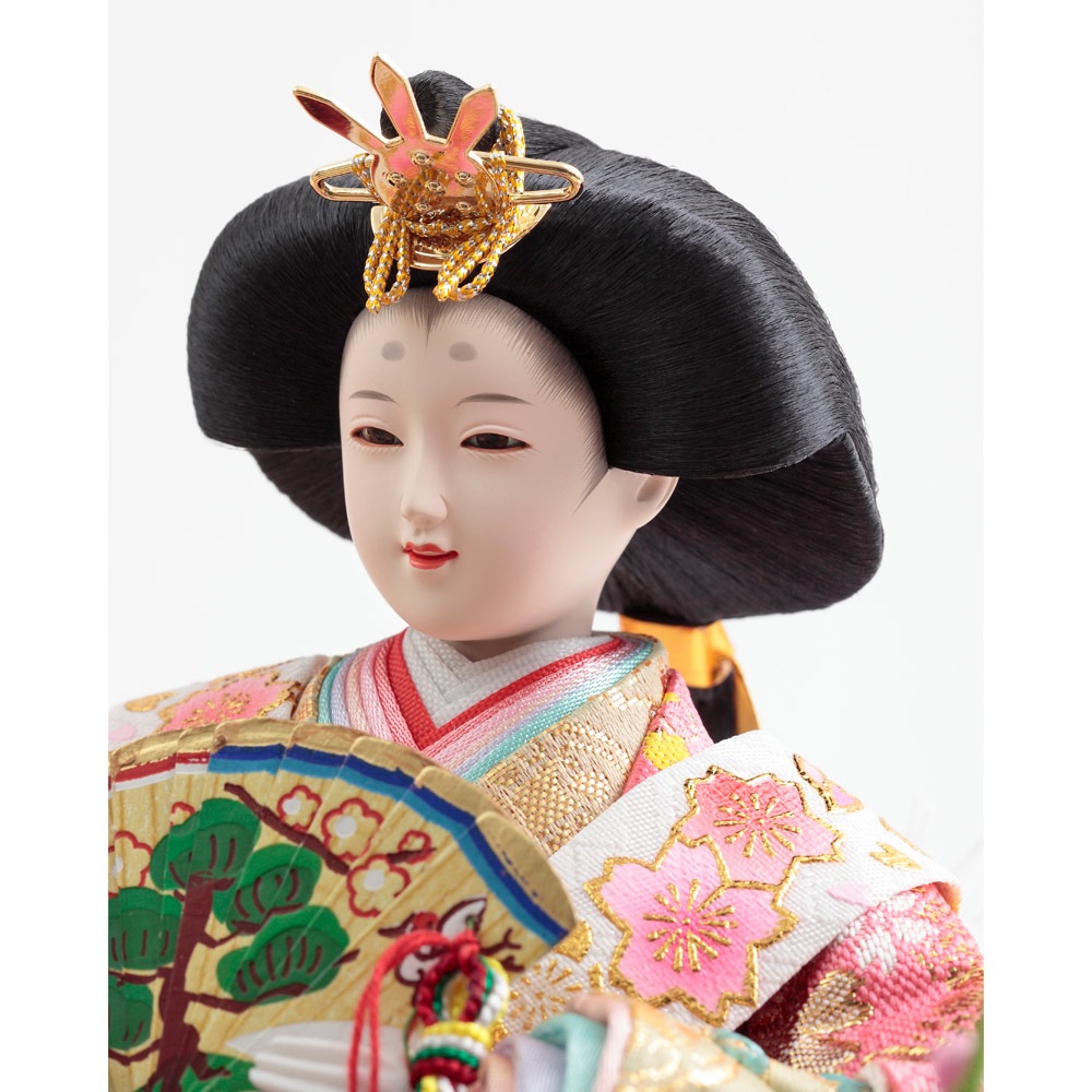 K8 親王ケース　立ち雛　アクリルケース　オルゴールつき巾48㎝位 K8 親王ケース 立ち雛 アクリルケース オルゴールつき巾48㎝位