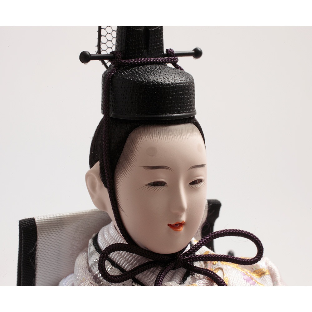 東京久月　雛人形アクリルケース入り親王飾り・間口約４１×奥行約２５×高さ約２８㎝ 東京久月 雛人形アクリルケース入り親王飾り・間口約41×奥行約25