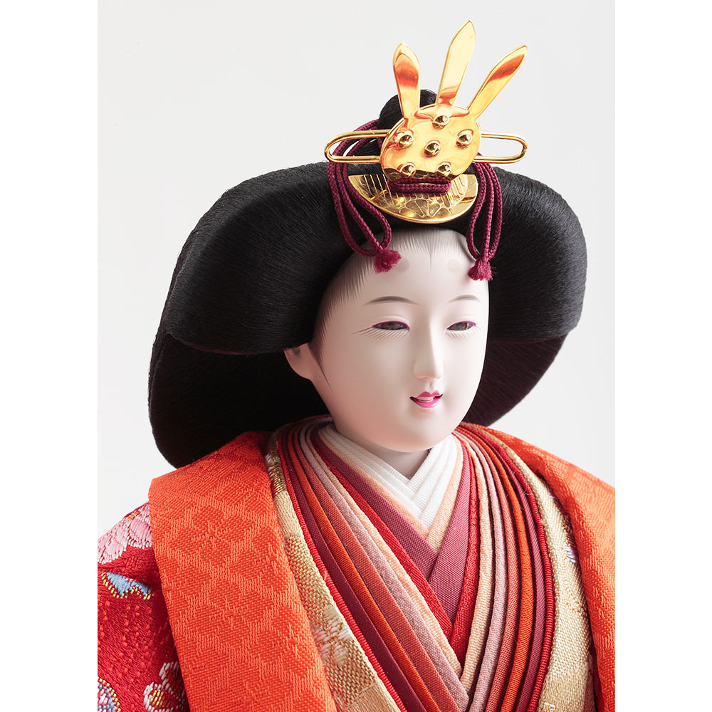 木製三段 親王官女飾り 6HR-G53 | ひな人形 | 【公式】 人形の久月