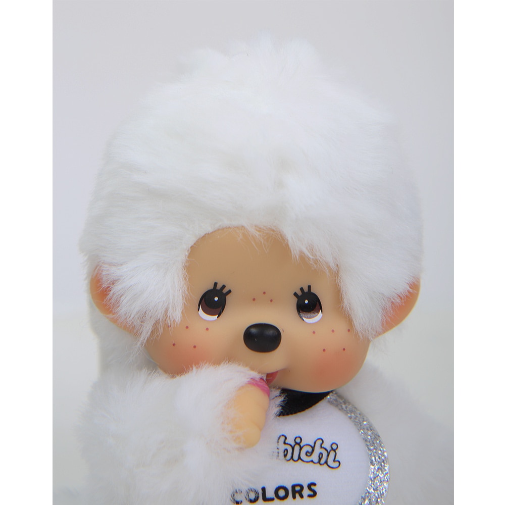 モンチッチ ぬいぐるみ AM I MONCHHICHI? モンチッチ COLORS キーチェーン ホワイト IPM-126 | モンチッチ