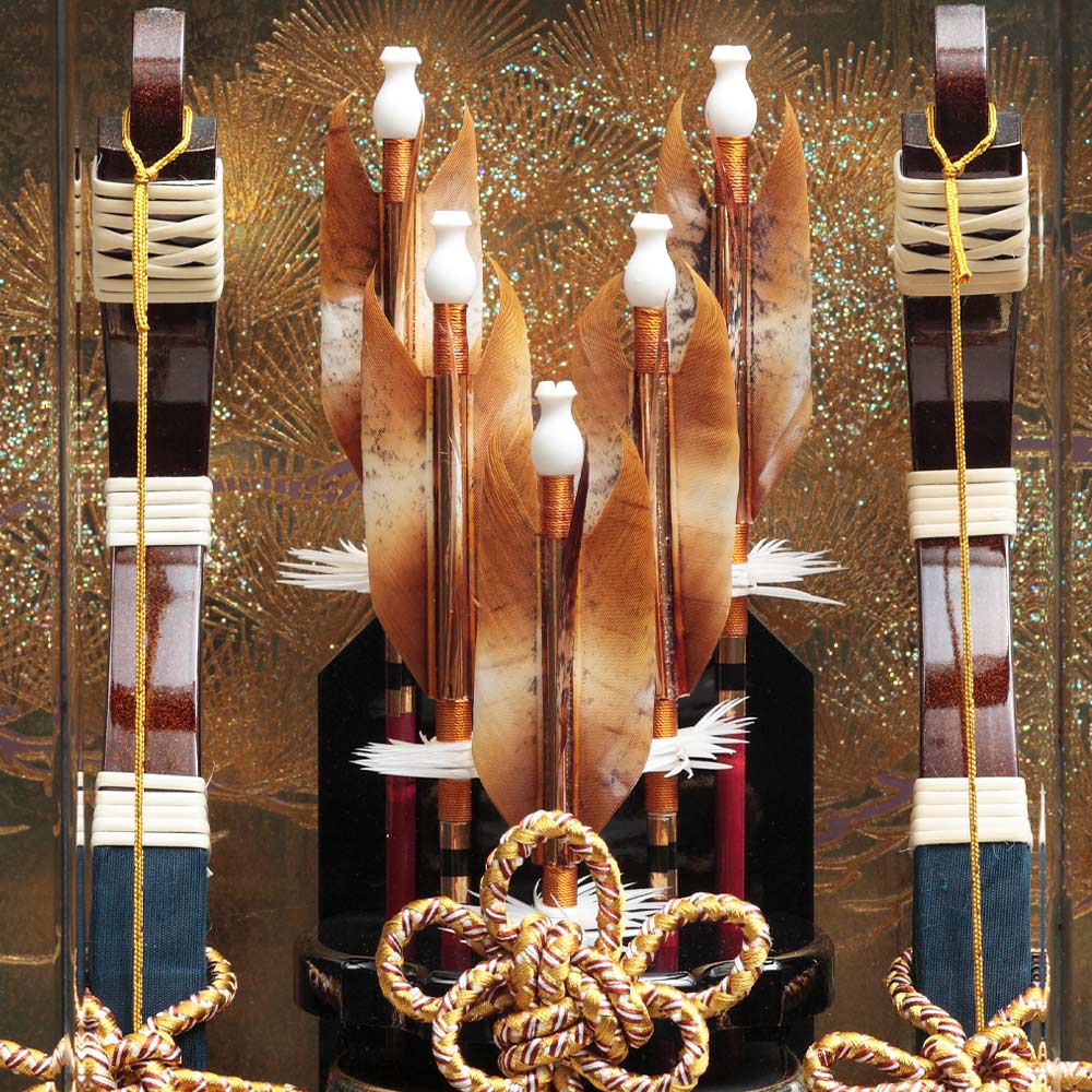 【展示品限り】正月飾り　破魔弓　ケース飾り　※閉店セール　Y9 展示品限り】正月飾り 破魔弓 ケース飾り ※閉店セール Y9 展示品限り